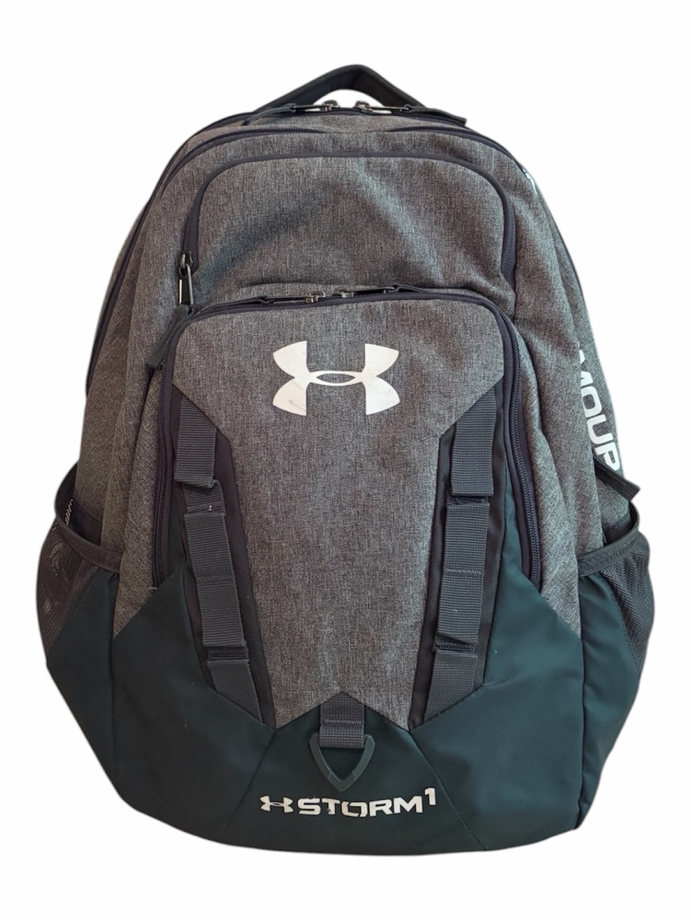 Under Armour Grey and Black Storm 1 Backpack